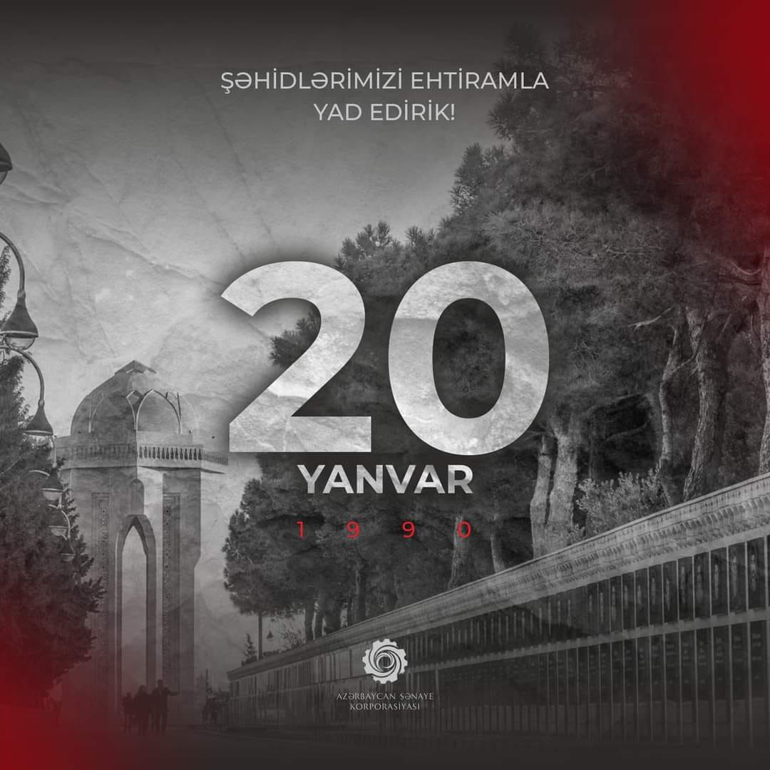 Şəhidlərimizi ehtiramla yad edirik!